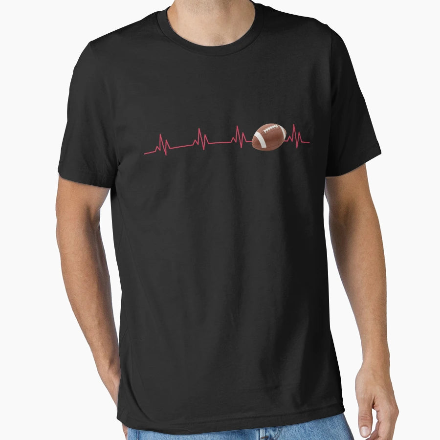 Minimalist American Football Fans T-Shirt - Minimalist Print Men Women - T-Shirt, Sweatshirt, Hoodie