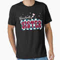 Baseball Sister Checkered Leopard T-Shirt - Fun Novelty Design for Adults - T-Shirt, Sweatshirt, Hoodie