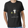 Funny Football Guy Illustrated Football T-Shirt - Unique Graphic Unisex - T-Shirt, Sweatshirt, Hoodie