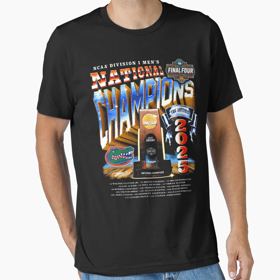Florida 2025 Mens Basketball National T-Shirt - Streetwear Style Unisex - T-Shirt, Sweatshirt, Hoodie