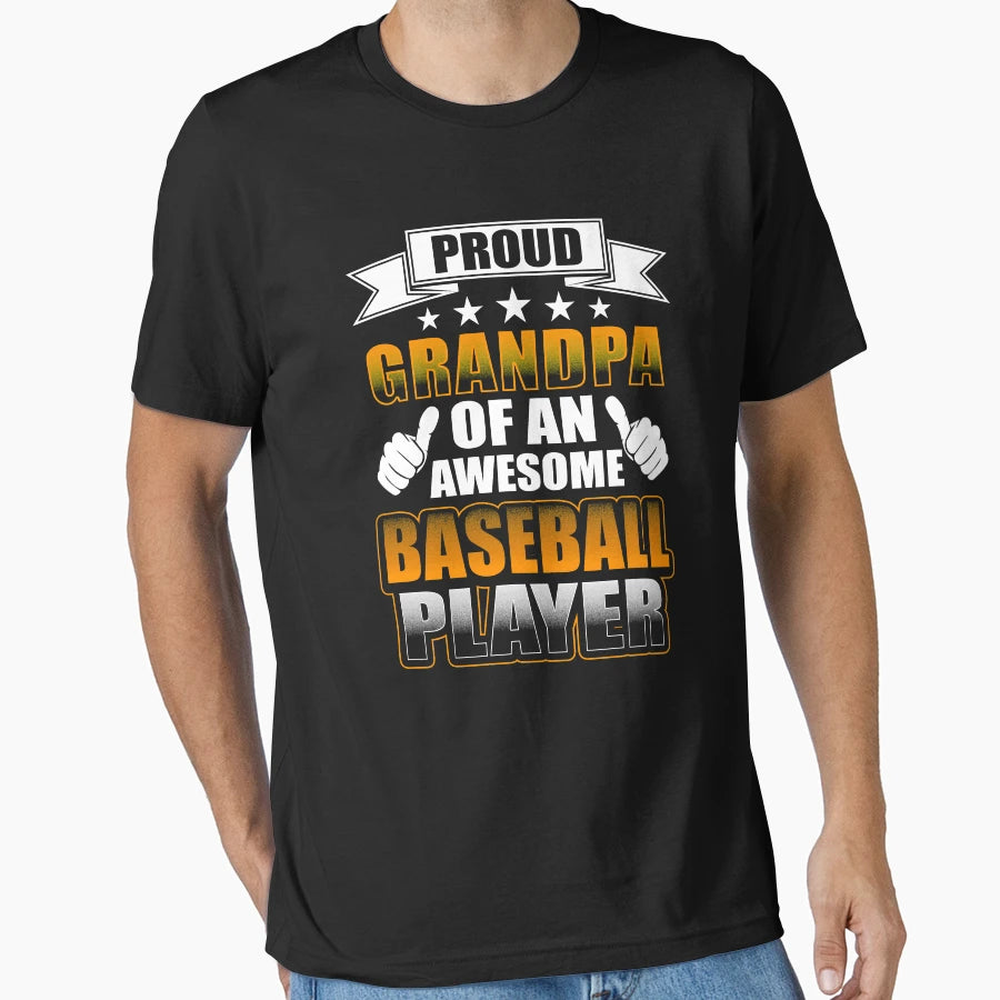 Grandpa Proud Grandpa Awesome T-Shirt - Aesthetic Graphic for Adults - T-Shirt, Sweatshirt, Hoodie