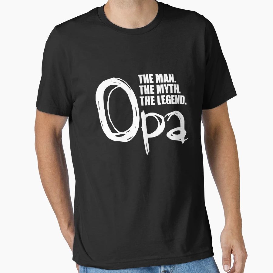 Opa 1 Myth Legend T-Shirt - Minimalist Print for Adults - T-Shirt, Sweatshirt, Hoodie