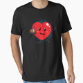 Heart Playing American Football T-Shirt - Streetwear Style for Adults - T-Shirt, Sweatshirt, Hoodie