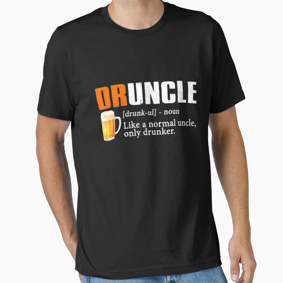 Druncle Funny Gift Uncle Beer Lover T-Shirt - Novelty Apparel Men Women - T-Shirt, Sweatshirt, Hoodie