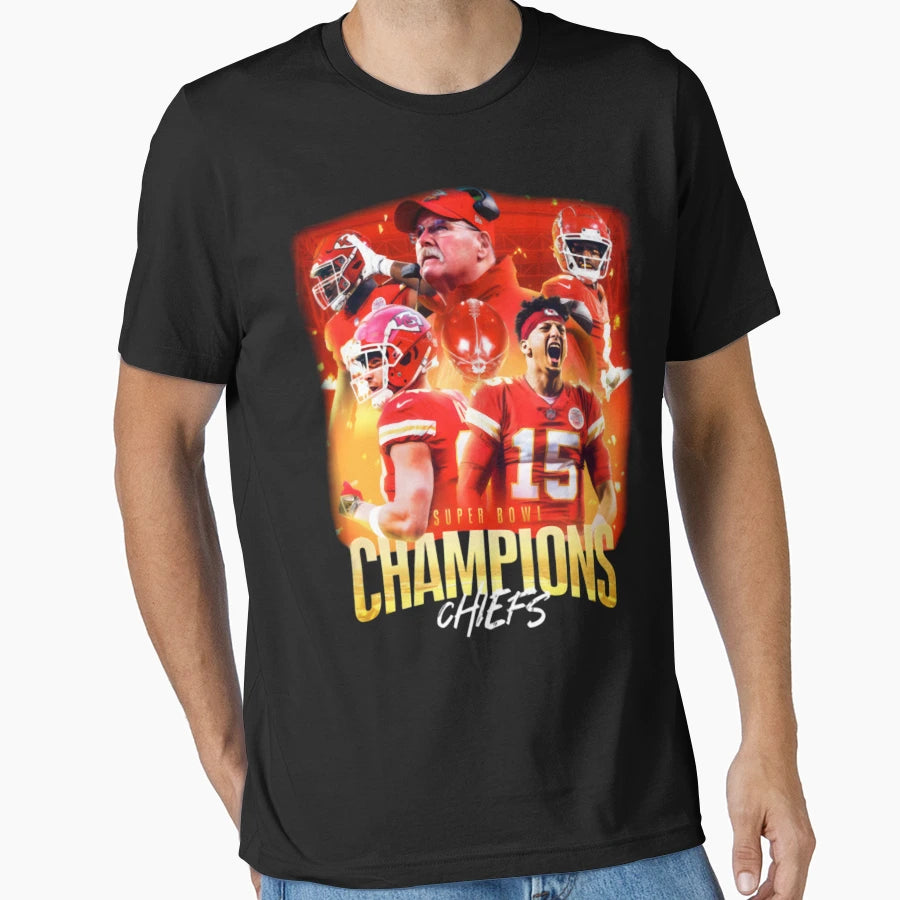 Art Kansas City Chiefs T-Shirt - Fun Novelty Design for Adults - T-Shirt, Sweatshirt, Hoodie