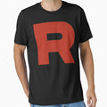 Team Rocket Logo T-Shirt - Streetwear Style for Adults - T-Shirt, Sweatshirt, Hoodie