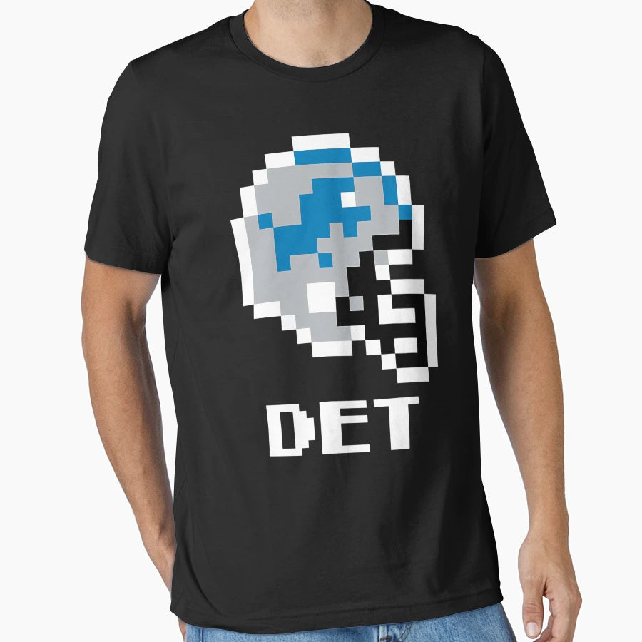 Detroit Lions Tecmo Super Bowl T-Shirt - Unique Graphic for Adults - T-Shirt, Sweatshirt, Hoodie