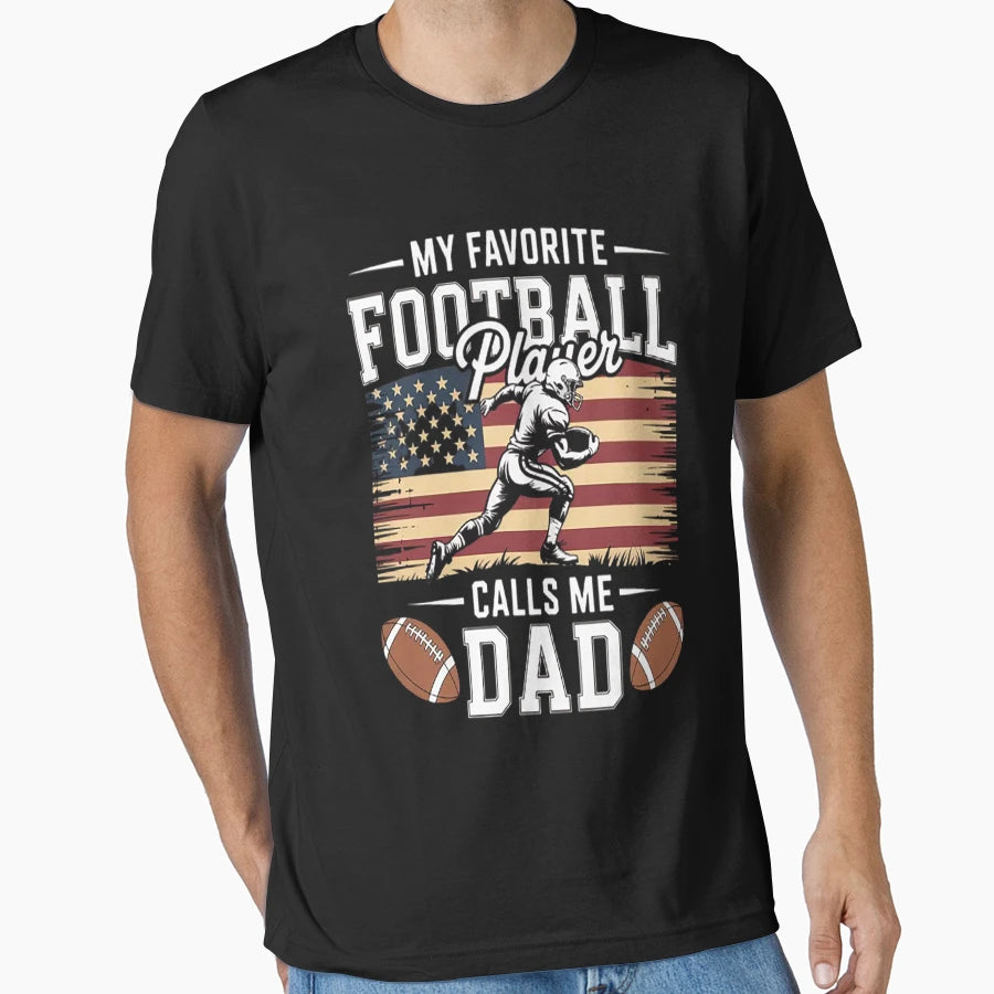 My Favorite Football Player Calls Me T-Shirt - Fun Novelty Design Unisex - T-Shirt, Sweatshirt, Hoodie