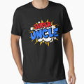 Mens Super Uncle Funny Comic T-Shirt - Casual Everyday Wear for Adults - T-Shirt, Sweatshirt, Hoodie