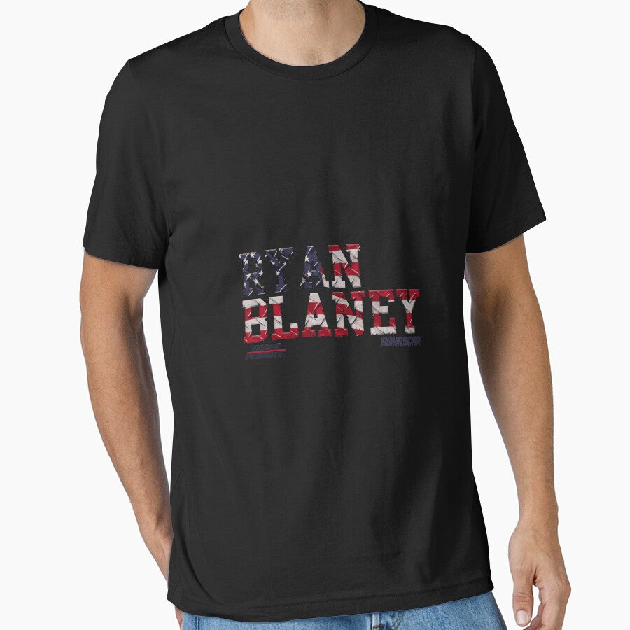 NASCAR Ryan Blaney Americana by merystowe1 - Adult & Kids T-Shirts, Sweatshirts & Hoodies apparel design preview 1
