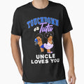 Touchdown Or Tutu Uncle Loves You Gender T-Shirt - Novelty Apparel Unisex - T-Shirt, Sweatshirt, Hoodie