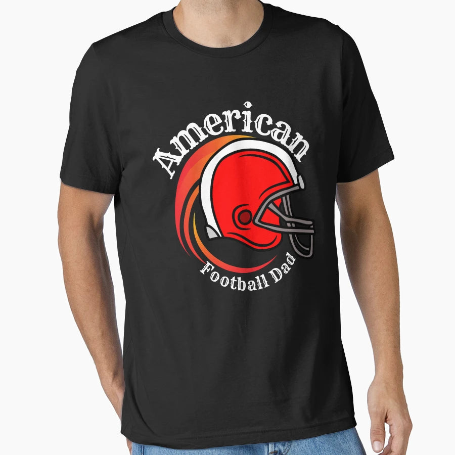 American Football Dad T-Shirt - Aesthetic Graphic Men Women - T-Shirt, Sweatshirt, Hoodie