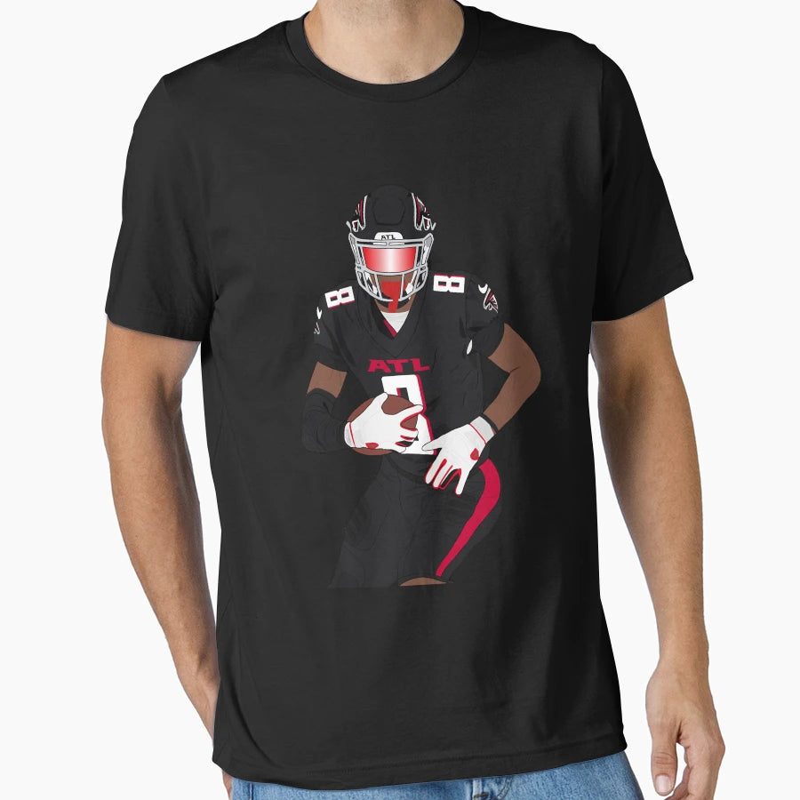 Kyle Pitts Falcons Png T-Shirt - Casual Everyday Wear Men Women - T-Shirt, Sweatshirt, Hoodie