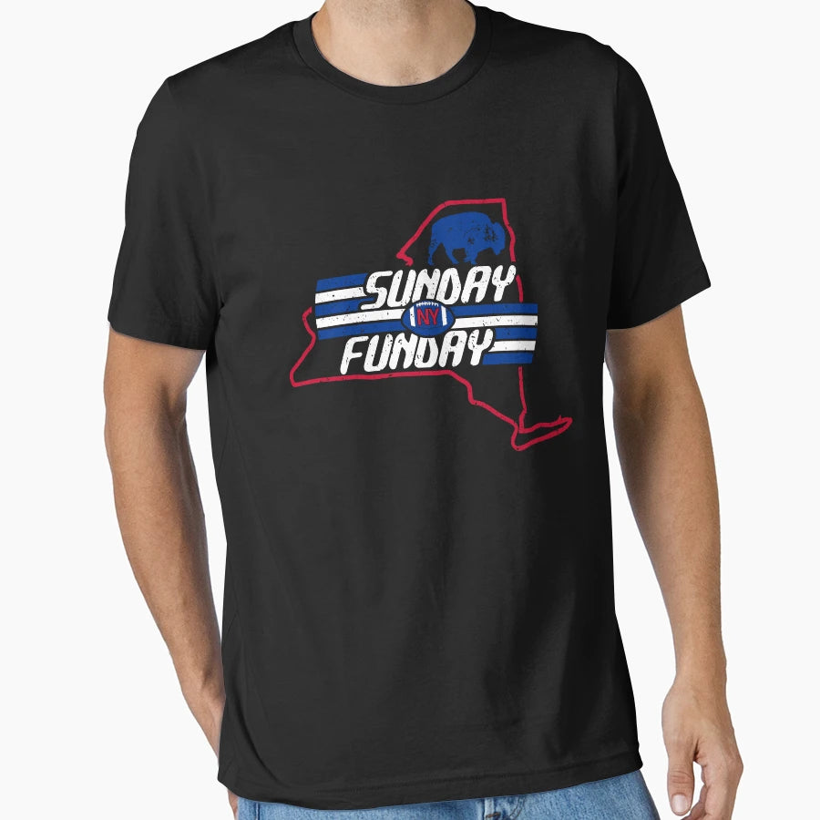 Buffalo Football Fan Western New T-Shirt - Casual Everyday Wear Men Women - T-Shirt, Sweatshirt, Hoodie