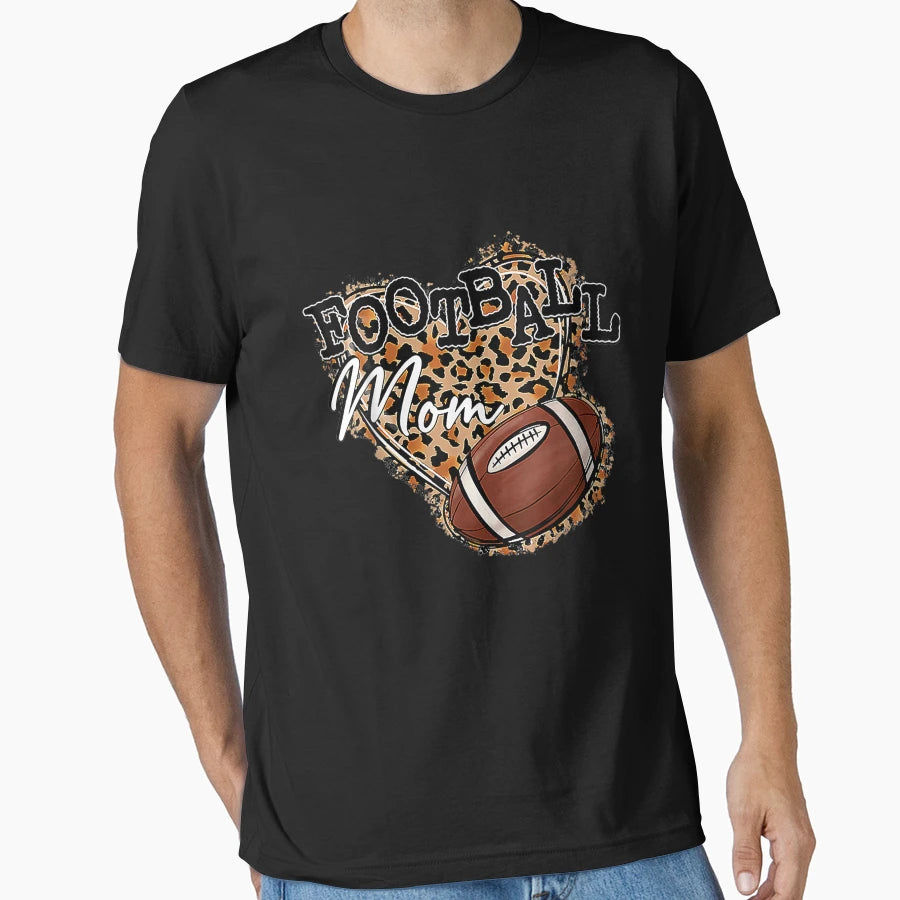 Mothers Day Womens Football Mom T-Shirt - Fun Novelty Design for Adults - T-Shirt, Sweatshirt, Hoodie