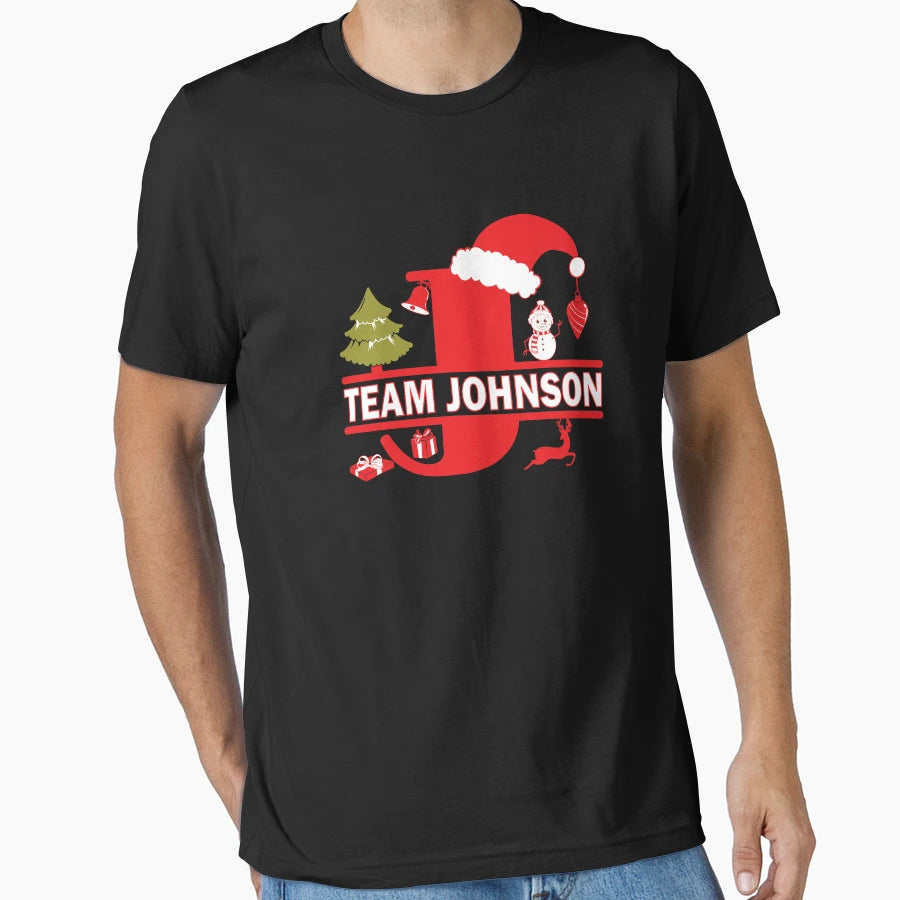 Team Johnson Surname Family Last Name T-Shirt - Novelty Apparel Men Women - T-Shirt, Sweatshirt, Hoodie