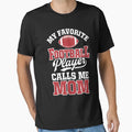 My Football Player Calls Me Mom Mothers Day T-Shirt - Graphic Print Unisex - T-Shirt, Sweatshirt, Hoodie