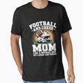 Football And Cheer Mom Funny Cheerleading T-Shirt - Novelty Apparel Unisex - T-Shirt, Sweatshirt, Hoodie
