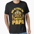 God Blesses Papa Greatest T-Shirt - Custom Art Print Men Women - T-Shirt, Sweatshirt, Hoodie