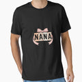 Preppy Fall Nana Pumpkin Autumn T-Shirt - Custom Art Print for Adults - T-Shirt, Sweatshirt, Hoodie