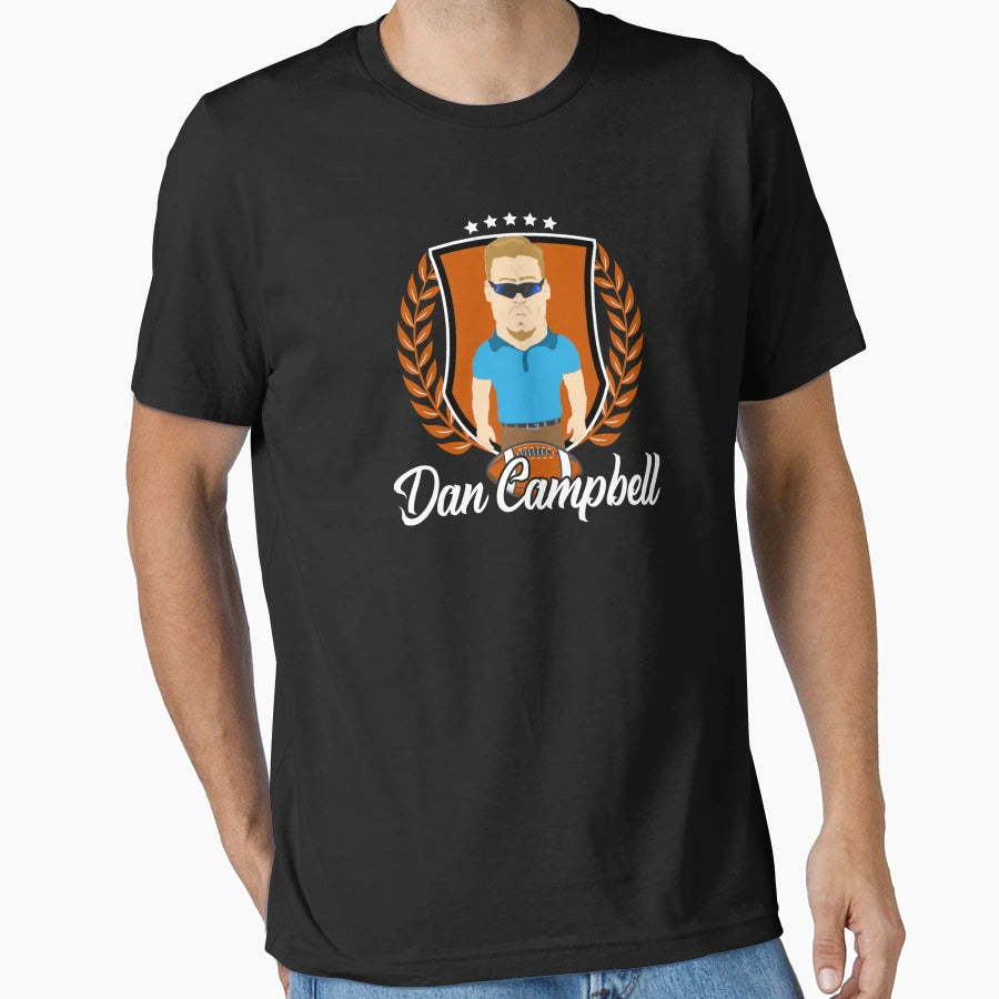 Dan Campbell Super Hero T-Shirt - Unique Graphic Men Women - T-Shirt, Sweatshirt, Hoodie