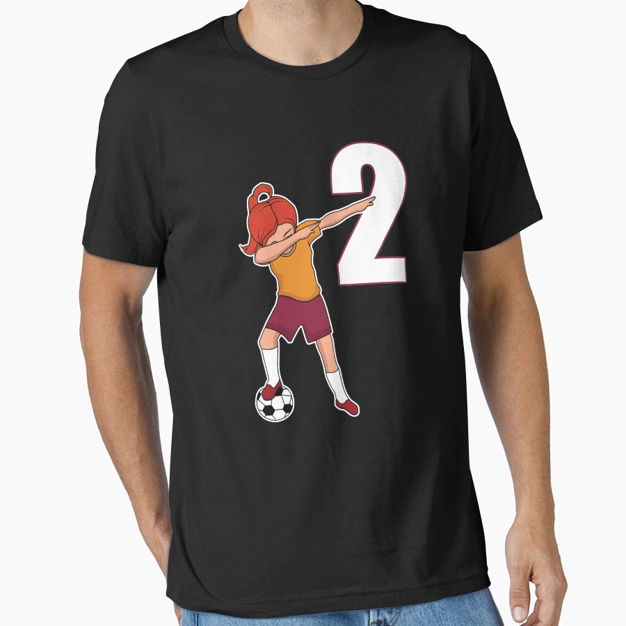 Awesome Soccer Player Number 2 Soccer T-Shirt - Novelty Apparel Men Women - T-Shirt, Sweatshirt, Hoodie