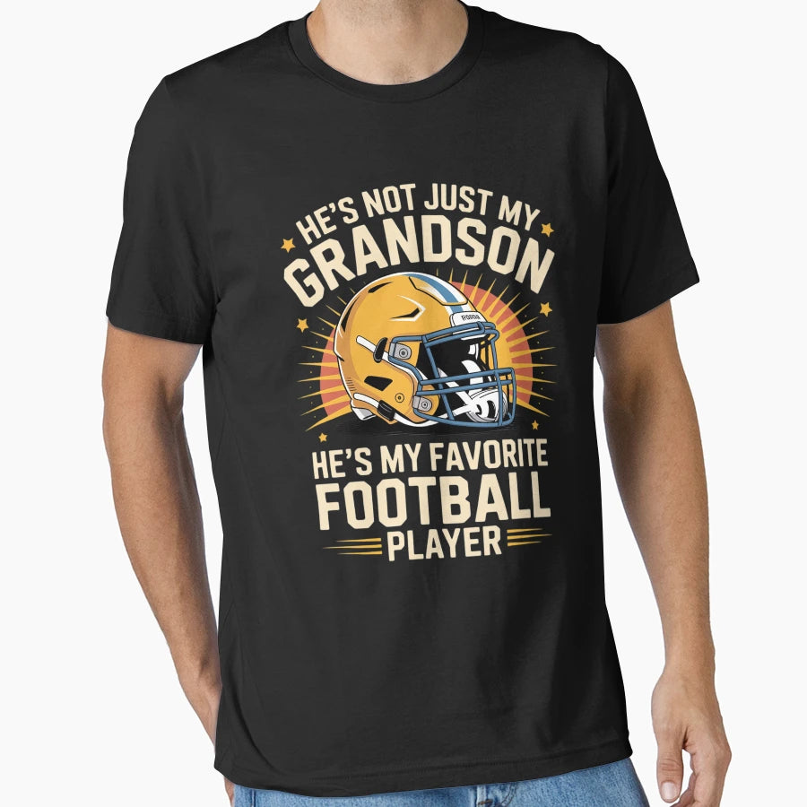 Hes Not Just My Grandson Hes My T-Shirt - Trendy Graphic Men Women - T-Shirt, Sweatshirt, Hoodie