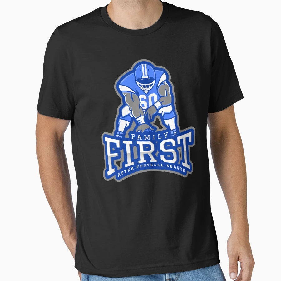 Family First After Football T-Shirt - Novelty Apparel Men Women - T-Shirt, Sweatshirt, Hoodie