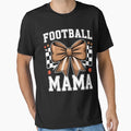 Coquette Bow American Football Mama T-Shirt - Custom Art Print Men Women - T-Shirt, Sweatshirt, Hoodie