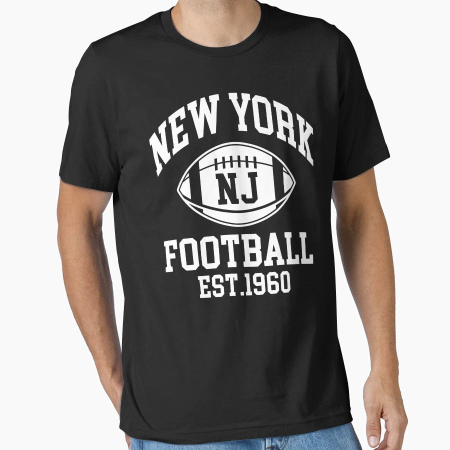 New York Football New Jersey T-Shirt - Streetwear Style Men Women - T-Shirt, Sweatshirt, Hoodie