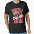 Football Cheer Mom Cheerleader T-Shirt - Streetwear Style for Adults - T-Shirt, Sweatshirt, Hoodie