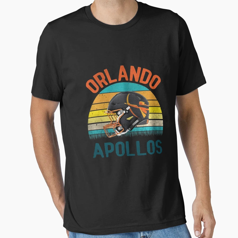 Orlando Football Apollos T-Shirt - Custom Art Print Unisex - T-Shirt, Sweatshirt, Hoodie