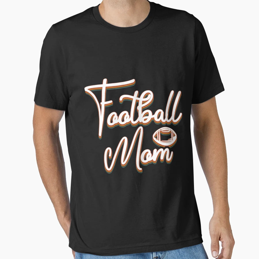 American Football Mom Football Mom Gift T-Shirt - Unique Graphic Unisex - T-Shirt, Sweatshirt, Hoodie