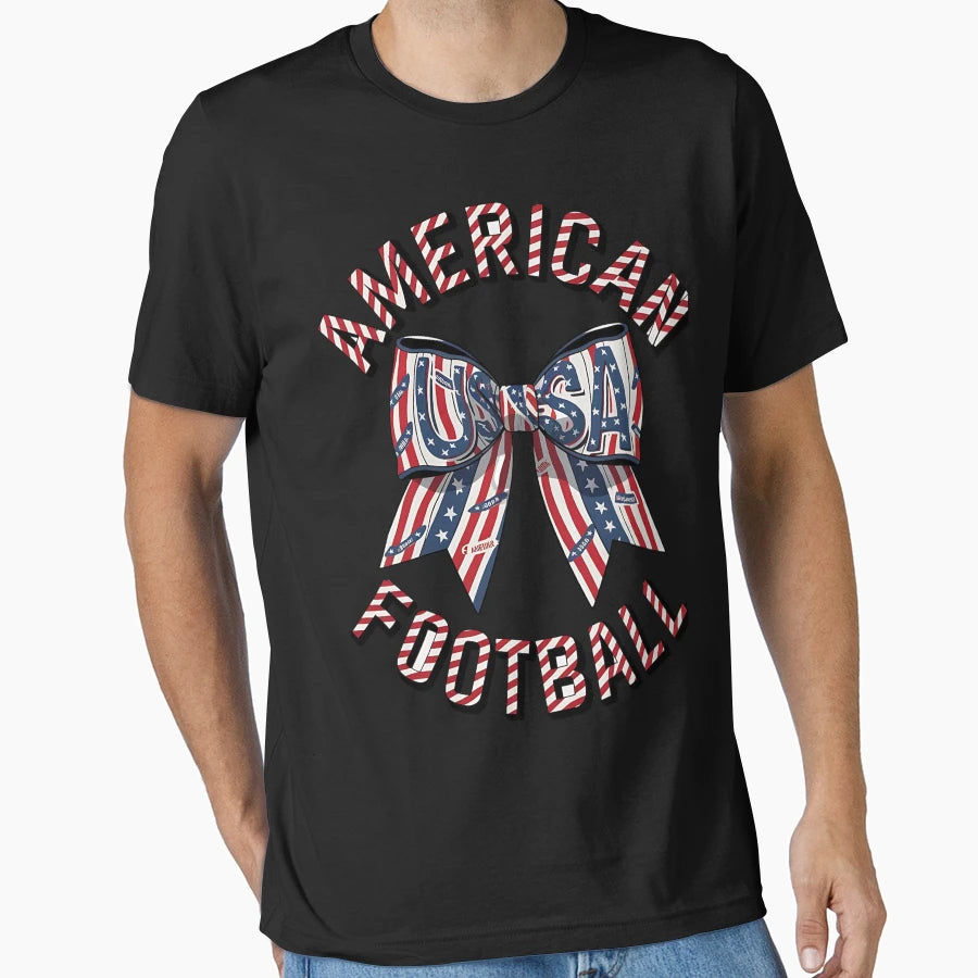 Coquette Football Lets American T-Shirt - Casual Everyday Wear for Adults - T-Shirt, Sweatshirt, Hoodie