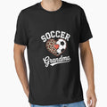 Soccer Grandma Leopard Heart T-Shirt - Minimalist Print for Adults - T-Shirt, Sweatshirt, Hoodie