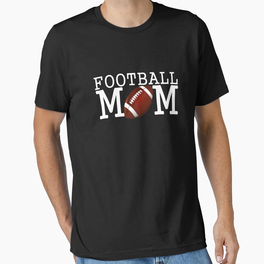 Football Mom Football T-Shirt - Unique Graphic for Adults - T-Shirt, Sweatshirt, Hoodie