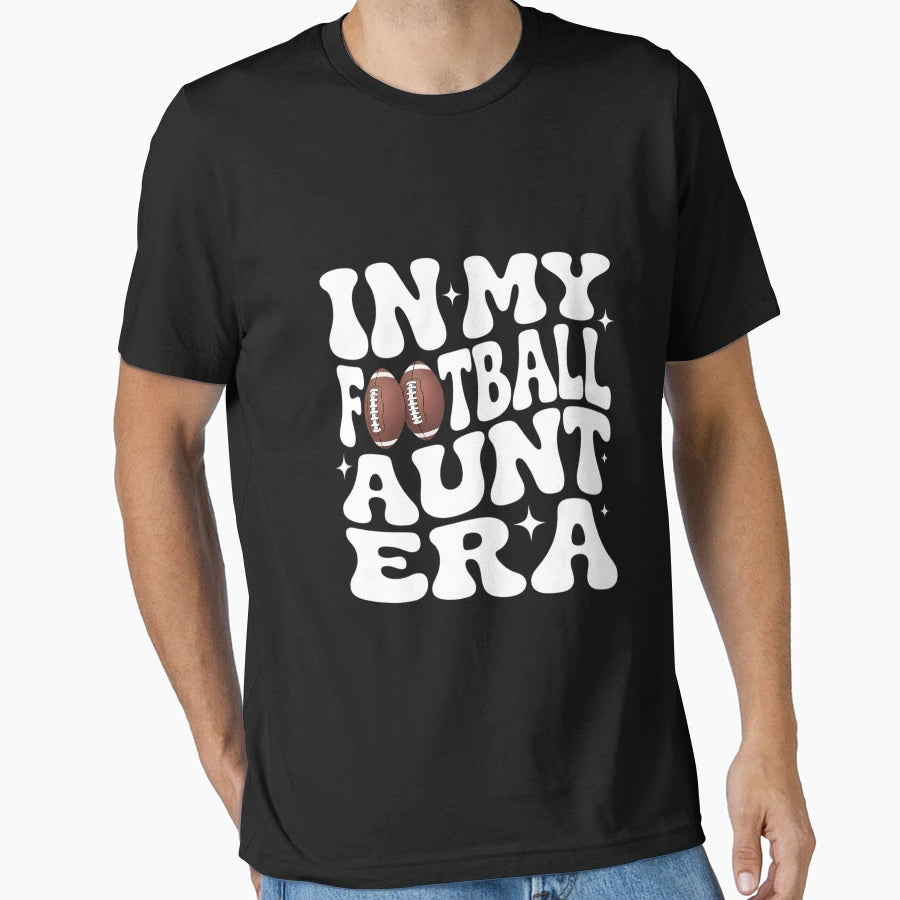 My Football Aunt Era Football Auntie T-Shirt - Custom Art Print Men Women - T-Shirt, Sweatshirt, Hoodie