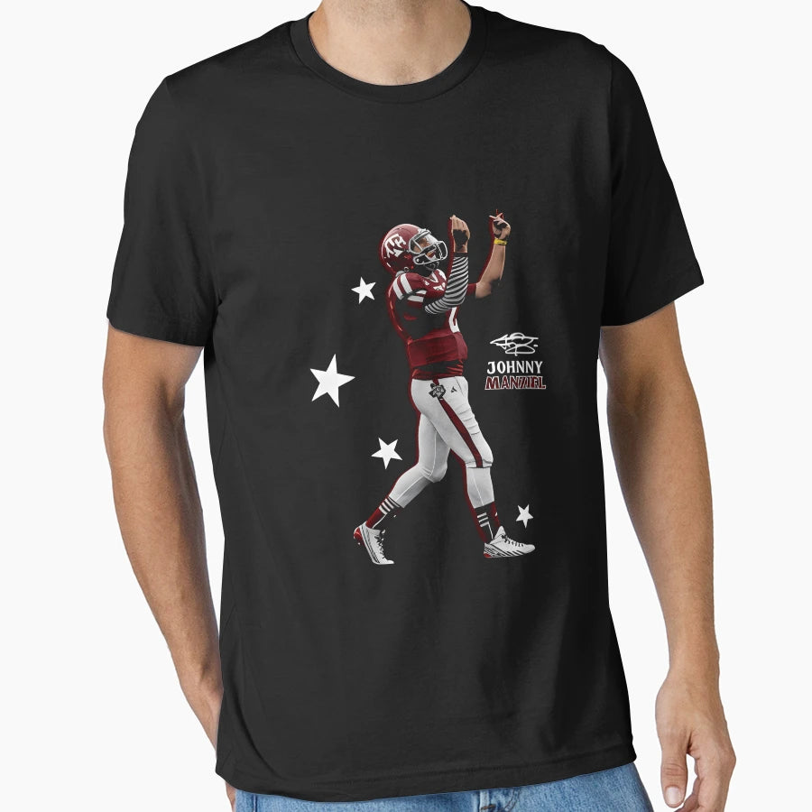 Johnny Manziel Football T-Shirt - Minimalist Print Unisex - T-Shirt, Sweatshirt, Hoodie