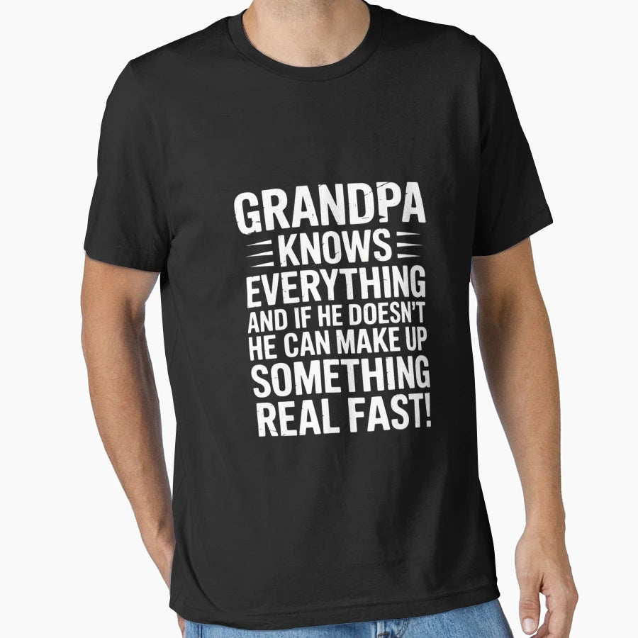 Grandpa Art Grandpa Grandfathers Day T-Shirt - Fun Novelty Design Unisex - T-Shirt, Sweatshirt, Hoodie
