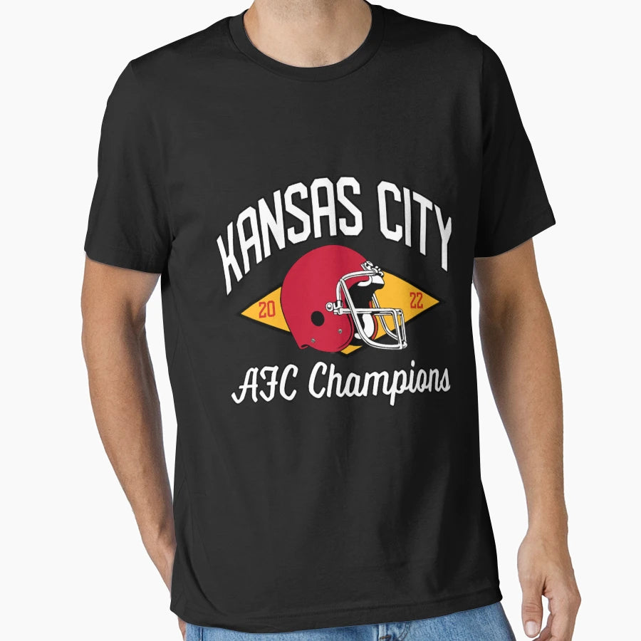 Art Kansas City Chiefs T-Shirt - Minimalist Print for Adults - T-Shirt, Sweatshirt, Hoodie