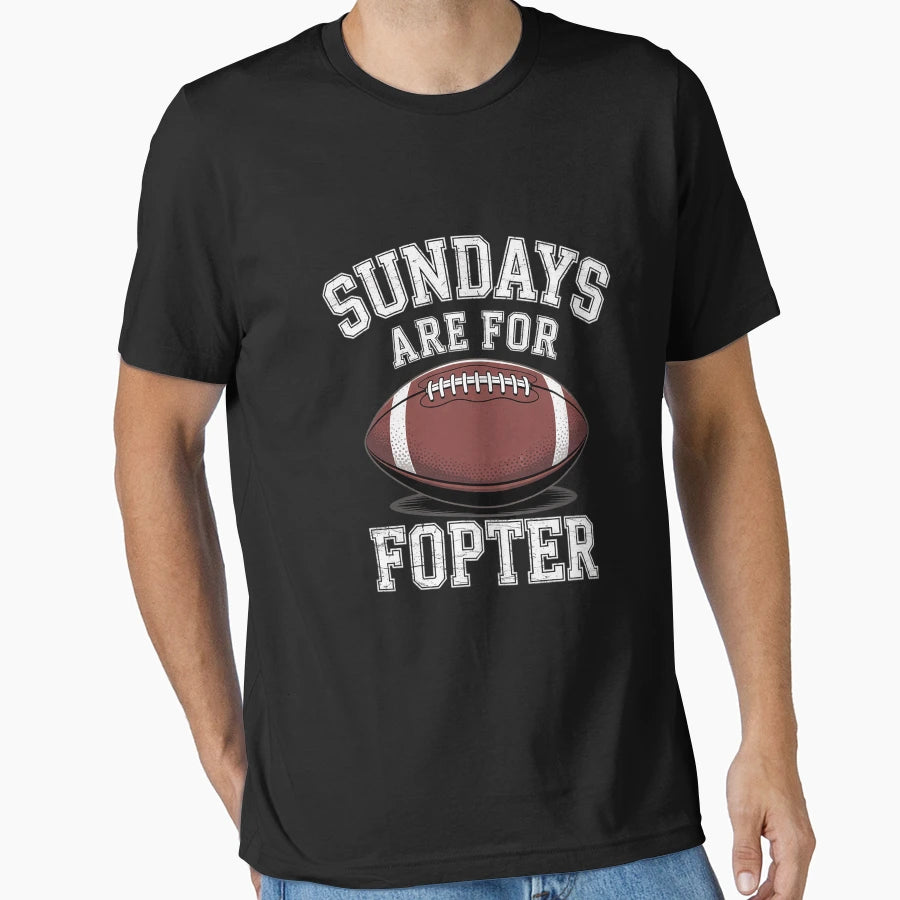 Game Day Fun Trendy Sundays Are T-Shirt - Aesthetic Graphic Men Women - T-Shirt, Sweatshirt, Hoodie
