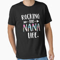 Womens Rocking Nana Life New Grandma T-Shirt - Graphic Print Men Women - T-Shirt, Sweatshirt, Hoodie
