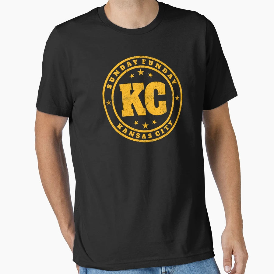 Sunday Funday Kansas City Football T-Shirt - Streetwear Style for Adults - T-Shirt, Sweatshirt, Hoodie