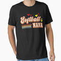 Softball Nana T-Shirt - Custom Art Print Unisex - T-Shirt, Sweatshirt, Hoodie