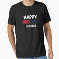 Copy Happy Twosday February 22 2022 T-Shirt - Trendy Graphic Unisex - T-Shirt, Sweatshirt, Hoodie