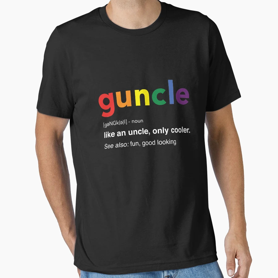 Guncle Like Uncle Only Cooler Hoodies Hoodie - Graphic Print Men Women - T-Shirt, Sweatshirt, Hoodie