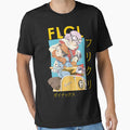 FLCL Fooly Cooly Haruko Naota Card Anime by kino-san - Adult & Kids T-Shirts, Sweatshirts & Hoodies apparel design preview 1
