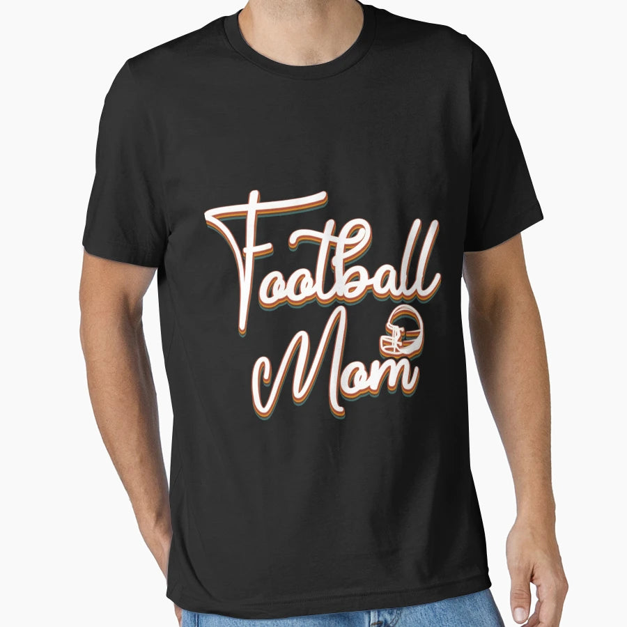 American Football Mom Football Lovers T-Shirt - Aesthetic Graphic Unisex - T-Shirt, Sweatshirt, Hoodie