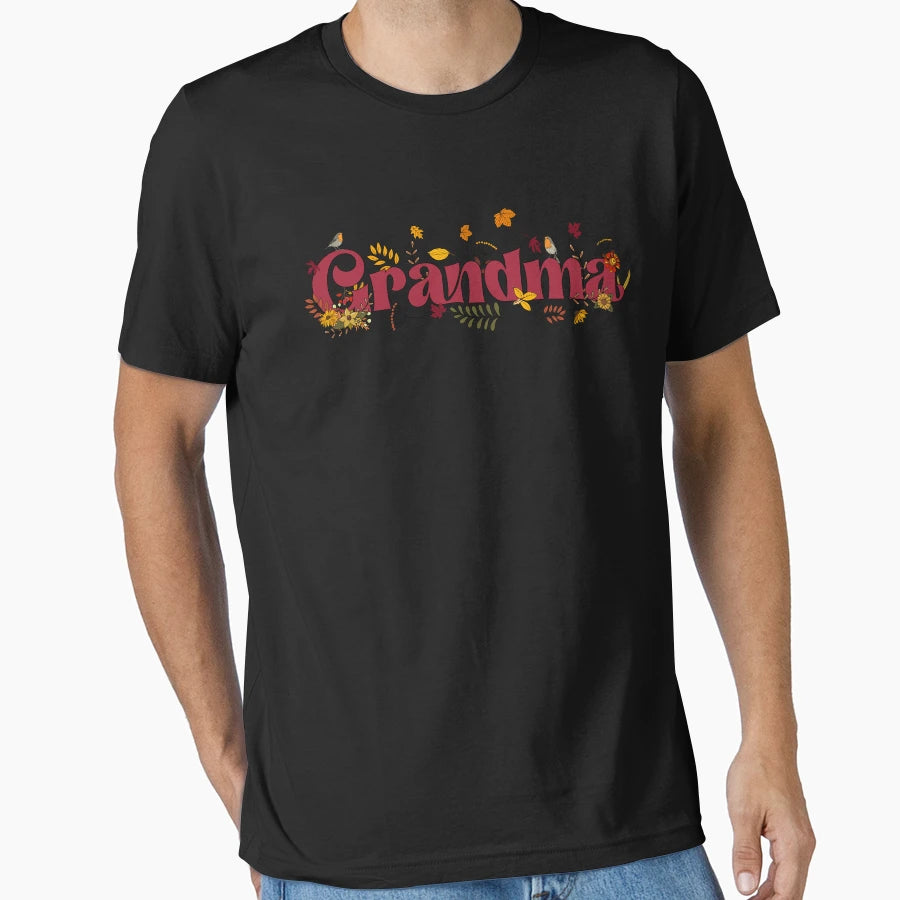 Floral Grandma T-Shirt - Unique Graphic Men Women - T-Shirt, Sweatshirt, Hoodie