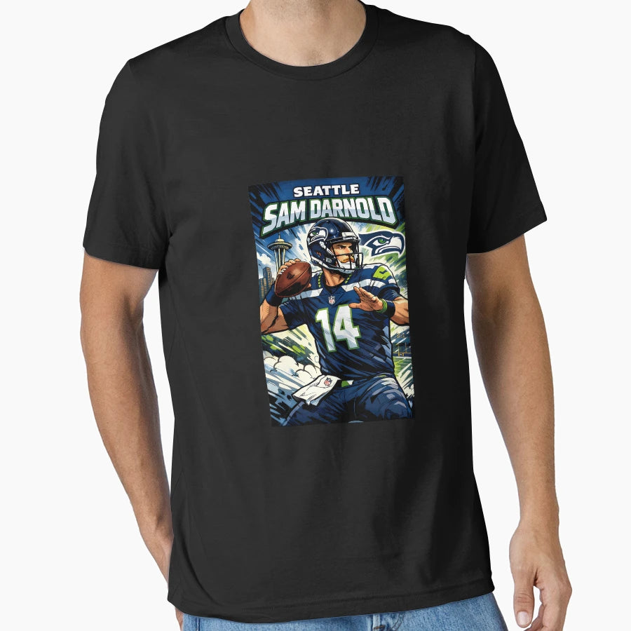 Sam Darnold Taking Flight T-Shirt - Unique Graphic for Adults - T-Shirt, Sweatshirt, Hoodie